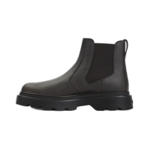 Round Toe Slip-On Ankle Boots