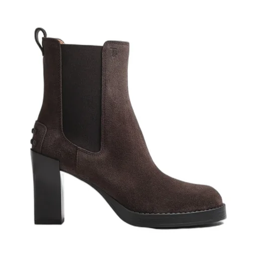 80Mm Suede Chelsea Boots