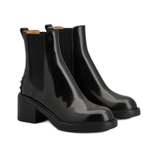 Block Heel Chelsea Boots