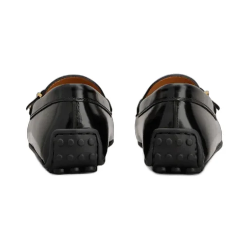 Logo Plaque Buckle Loafers