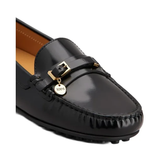 Logo Plaque Buckle Loafers