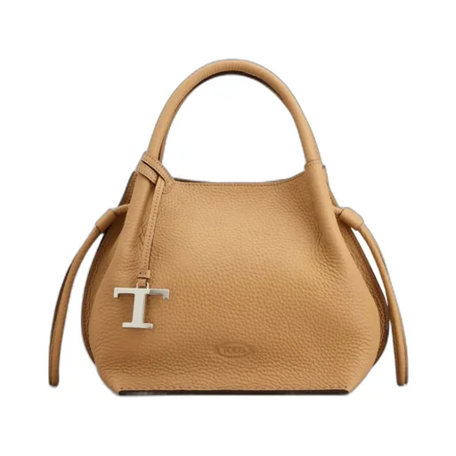 Logo Plaque Medium Bucket Bag