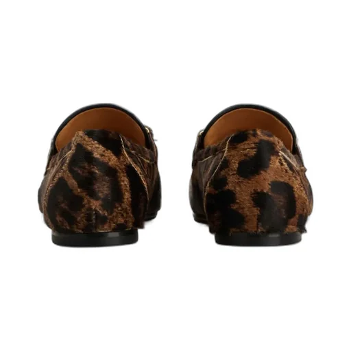 Pony Effect Printed Loafers
