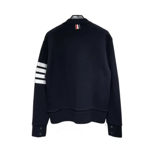 Logo Patch 4-Stripe Sleeved Cardigan