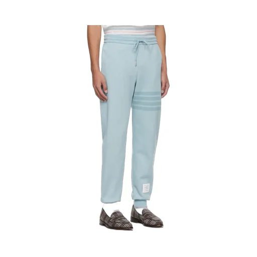 4-Bar Striped Drawstring Track Pants
