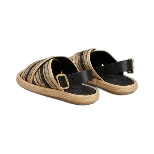 Round Toe Flat Sandals
