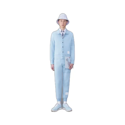 4-Bar Striped Drawstring Track Pants