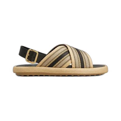 Round Toe Flat Sandals