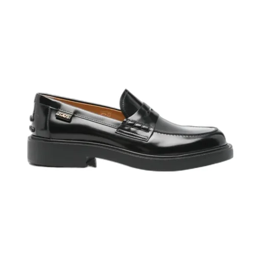 Penny-Strap Leather Loafers
