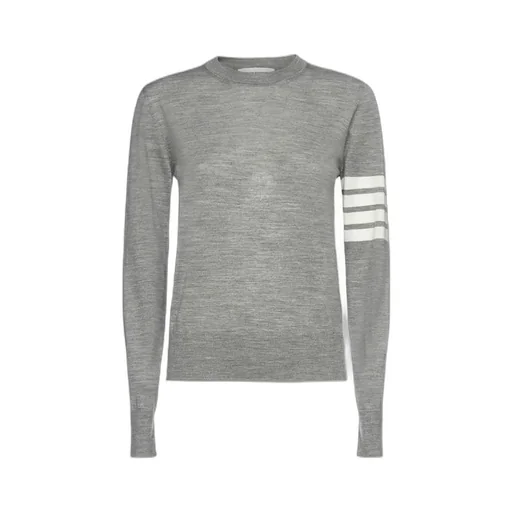 4-Bar Ribbed Crewneck Sweater