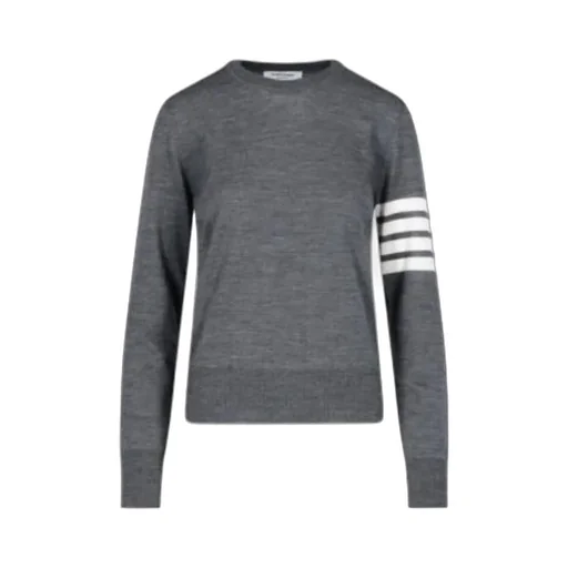 4-Bar Ribbed Crewneck Jumper