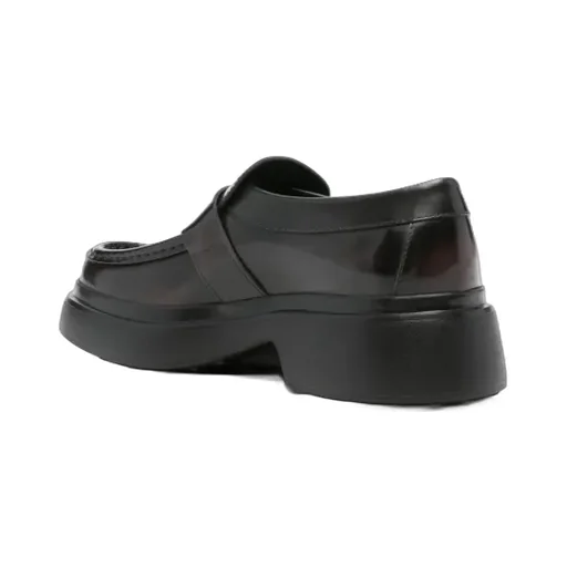 Buckle-Detail Platform Loafers