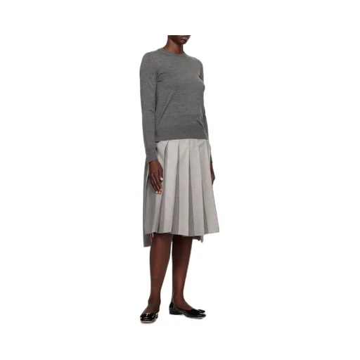 4-Bar Ribbed Crewneck Jumper