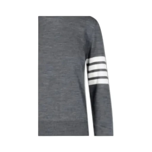 4-Bar Ribbed Crewneck Jumper
