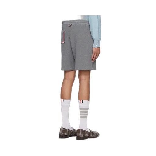 Logo Patch Drawstring Shorts