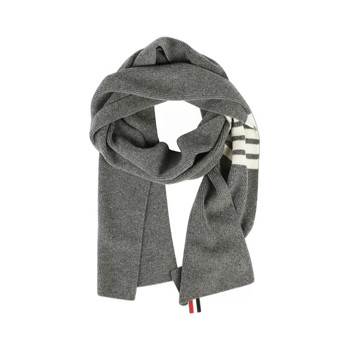 4-Bar Knitted Scarf