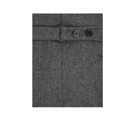 4 Bar Rolled Hem Trousers