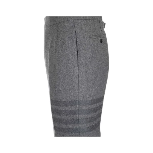 4 Bar Rolled Hem Trousers