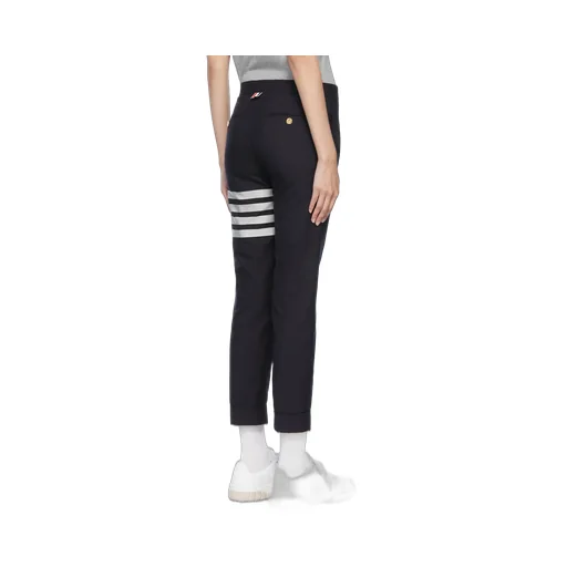 4-Bar Panelled Crop Pants