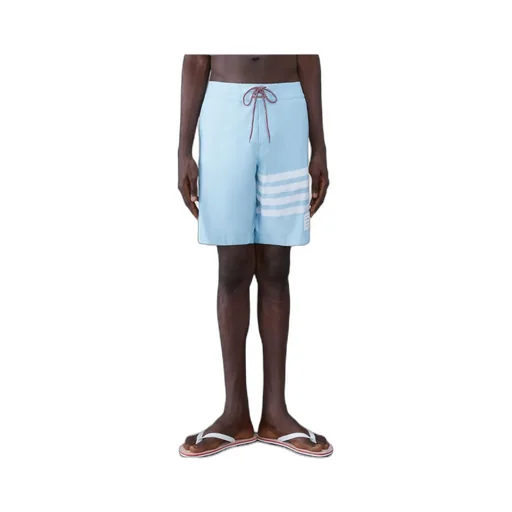 4-Bar Drawstring Shorts