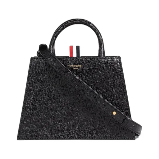 Logo Printed Top Handle Bag