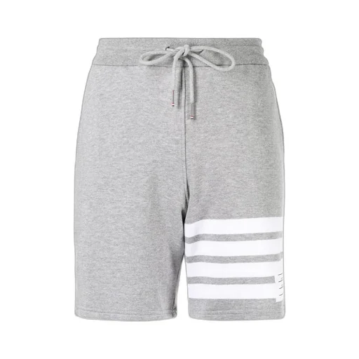 4-Bar Drawstring Track Shorts