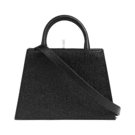 Logo Printed Top Handle Bag