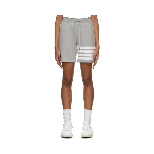 4-Bar Drawstring Track Shorts