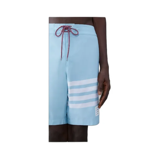 4-Bar Drawstring Shorts