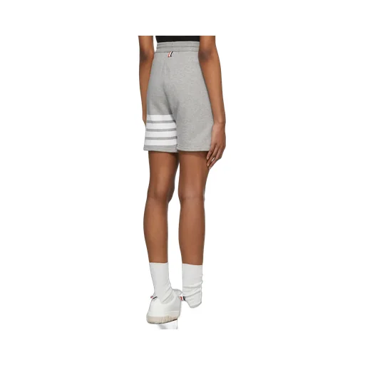 4-Bar Drawstring Track Shorts