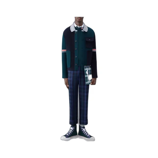 Rwb Stripe Detailed Crewneck Jumper