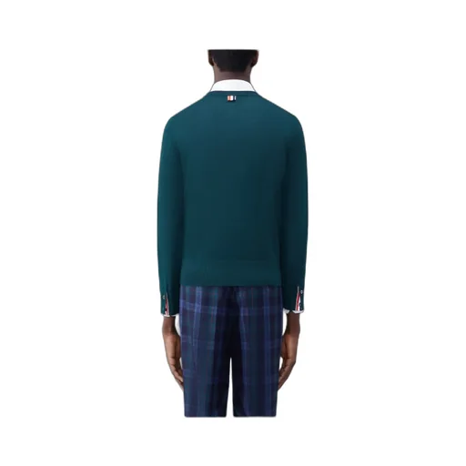 Rwb Stripe Detailed Crewneck Jumper