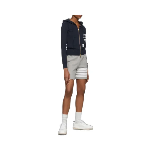 4-Bar Drawstring Track Shorts