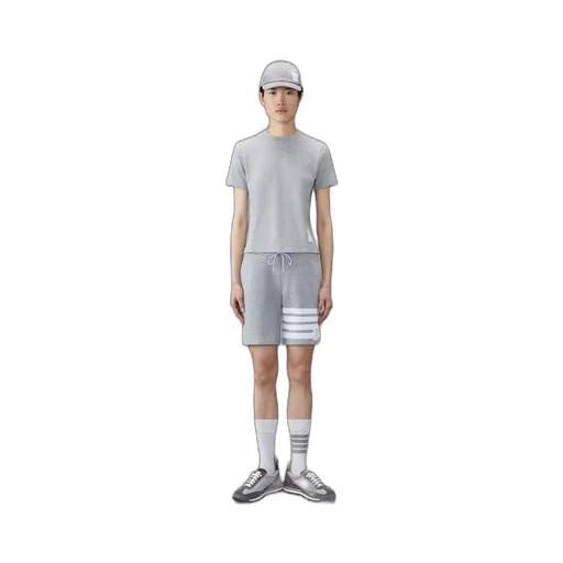 4-Bar Drawstring Track Shorts