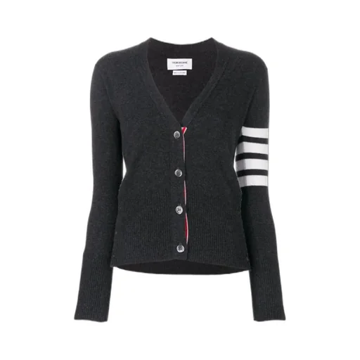 4-Bar V-Neck Cardigan