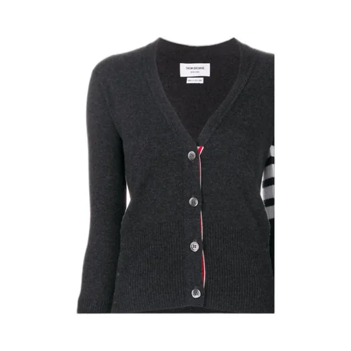 4-Bar V-Neck Cardigan