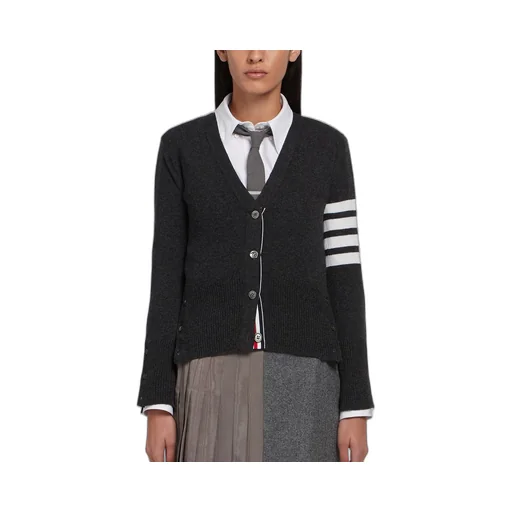 4-Bar V-Neck Cardigan