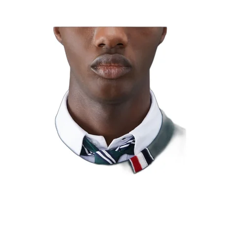 Rwb Stripe Detailed Crewneck Jumper