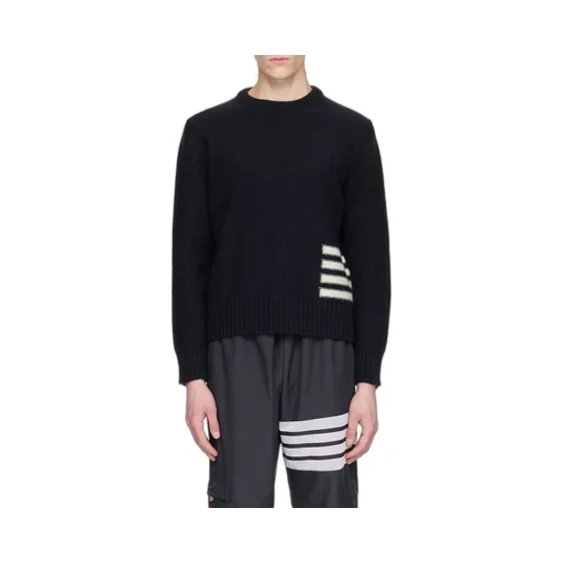 4-Bar Crewneck Sweater