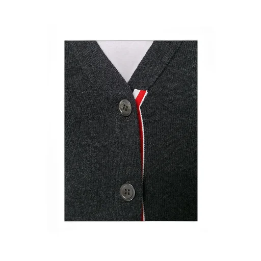 4-Bar V-Neck Cardigan