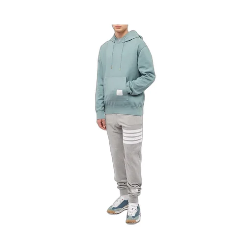 Logo-Patch Drawstring Hoodie