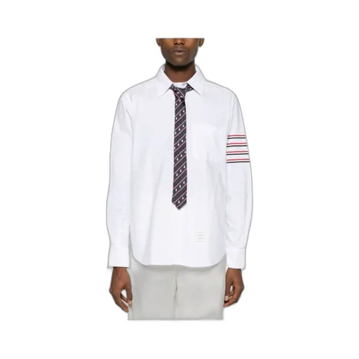 4-Bar Stripe Detailed Buttoned Shirt
