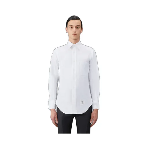 Logo-Patch Cotton Shirt