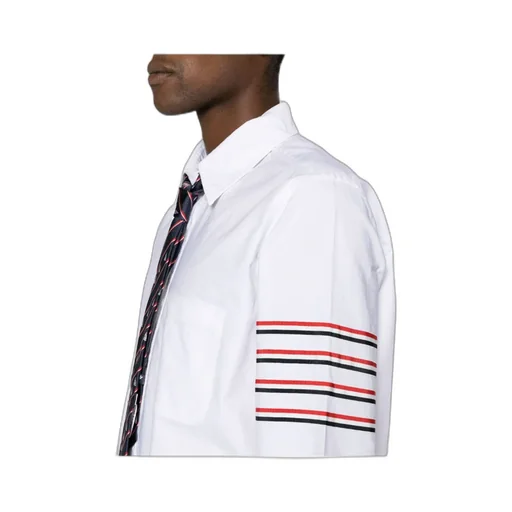 4-Bar Stripe Detailed Buttoned Shirt