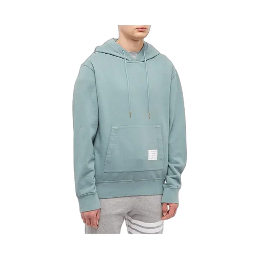 Logo-Patch Drawstring Hoodie