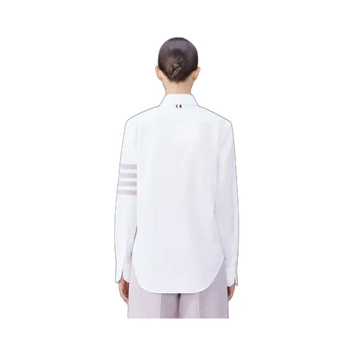 4-Bar Stripe Detailed Poplin Shirt