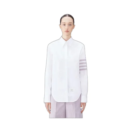 4-Bar Stripe Detailed Poplin Shirt