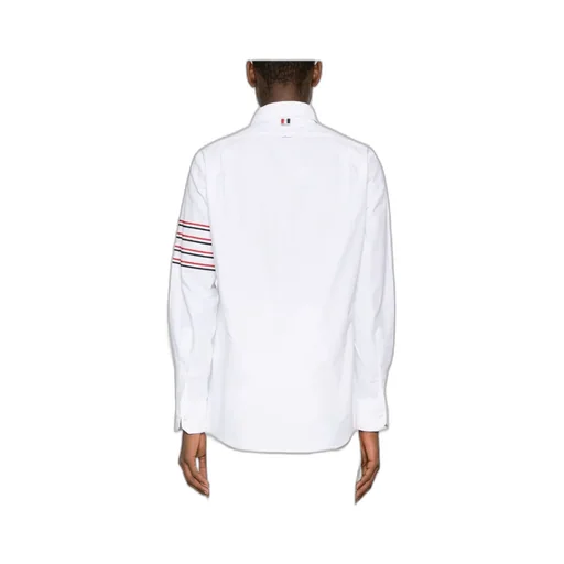 4-Bar Stripe Detailed Buttoned Shirt