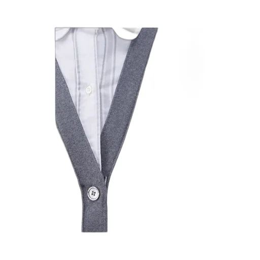 Milano Oxford Layered Shirt Cardigan