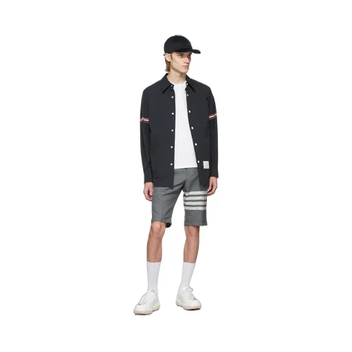 Snap Front Over Shirt Jacket